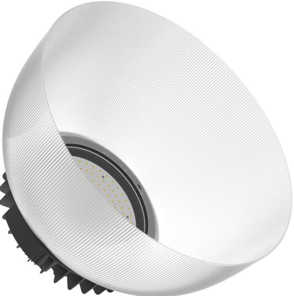 200W High Power LED Round High Bay Light Dimmable Eco Version Die Casting