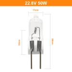22.8V 50W Single Ended Halogen Lamp Axial Filament Operating Theatre Lamp