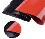 Red , Black , Translucent Color Temperature Resistant Silicone Rubber Sheet Soft