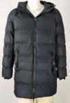 MEN'S PARKA WITH FIX HOODY,Black and Navy