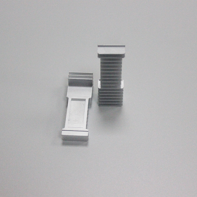 Industrial Silver Aluminum Extrusion Heat Sink Hard Anodizing