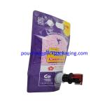 BIB spout bag, Liquid Soft Packaging Bags with spout for wine, oil or juice