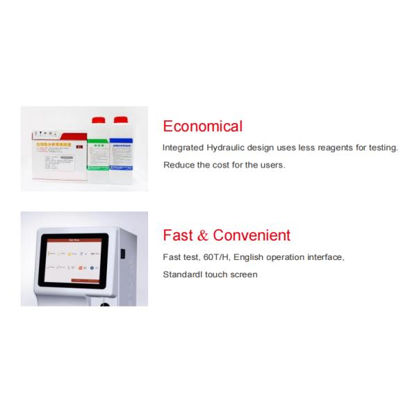 Cheap Price 3 Part Automated Hematology Analyzer Open Reagent System for Hospital Clinic