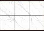 Sleek Marble Look Porcelain Tile Floor And Wall Thickness 9.5mm