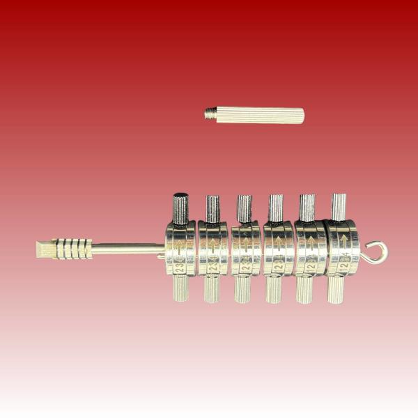 6 Cut Auto Locksmith Tools 2pcs Car Lock Pick Set For locksmith training