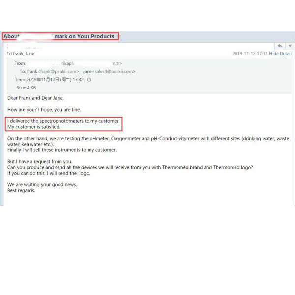 7 inch LCD Touch Screen Variable Spectral Bandwidth Spectrophotometer for Professional