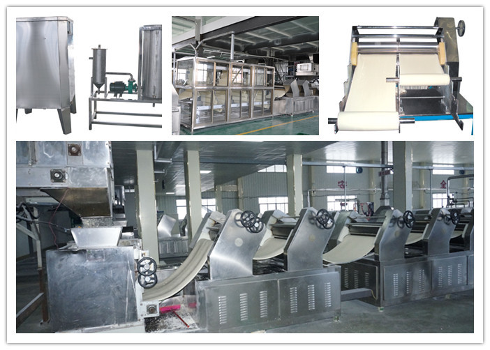 Room Space Length Customized Fresh Noodle Making Machine Make Ramen Noodles
