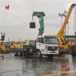 FOTON AUMAN 6X4 10 Wheeler Boom Truck With Crane Truck Mounted Crane