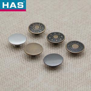 Wholesale 17mm Brass Snap Buttons Round Metal Rivet Buttons Customized from china suppliers