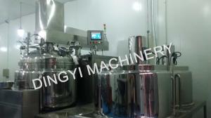 Wholesale ZRJ-350L Cream Vacuum Emulsifying Machine , Emulsification Equipment Elliptical Head from china suppliers