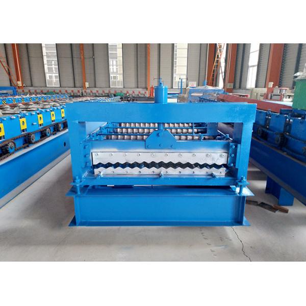 Metal Roofing Corrugated Sheet Roll Forming Machine Main Frame 300 H Steel
