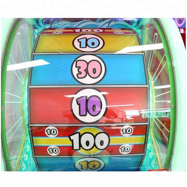 Shark Wheel Redemption Arcade Machines White / Blue Color 1550 * 900 * 2100 Size