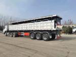 70 ton Sinotruk Heavy Duty Semi Trailers Side Dump Semi Trailer Vehicle