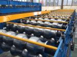 Hydraulic Cutting Steel Roofing Tile Roll Forming Machine With Chain Drive 2-4m