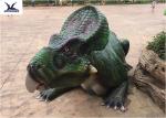 Dinosaur Shape Life Size Fiberglass Statues Anti - High Temperature / Waterproof