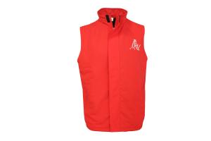 Wholesale Fleece Lined 413 GSM Winter Jacket Thermal Red Fleece Jacket Sleeveless from china suppliers