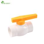 ABS PP Handle NB-QXHY Customizable 1/2"-2" PVC Ball Valve for Water Media and
