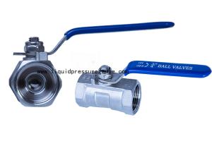 Wholesale Industrial Instrument Manifold Valve 800psi 1PC Floating Ball Valve Standard Port from china suppliers