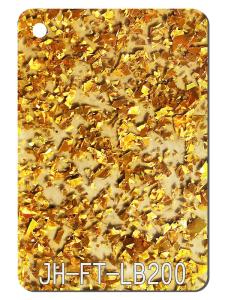 Wholesale Gold Clear Glitter Acrylic Panel Home Exhibition Rack Daylight Lamp Decor from china suppliers