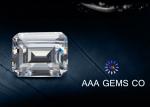 5 Carat / 3 Carat Classic White Moissanite , Emerald Cut Moissanite