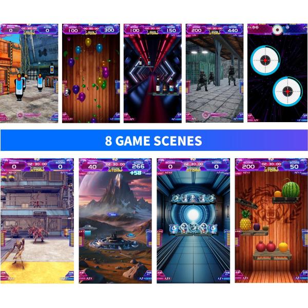 75" Arcade Style Shooting Games Integrated Cabinet Shooting Arcade