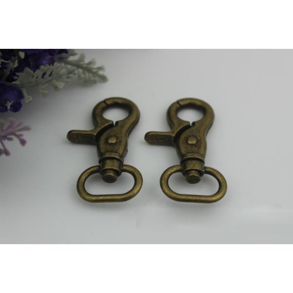 India hot sales anti brass zinc alloy all kinds of size heavy duty snap hook for bags