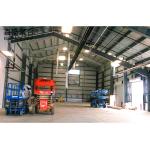 Painted Prefabricated Steel Frame Structural Warehouse Metal Building with