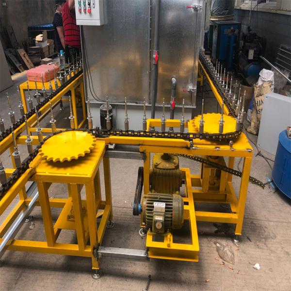 Automobile Wheels Roller Coating Line Powder Coating Line Turntables With Stepless Speed Adjustment