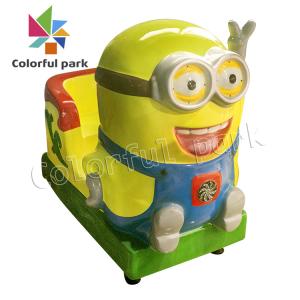 Wholesale Minion Themed Kid Arcade Machine , MP5 Video Game Kiddie Ride On from china suppliers