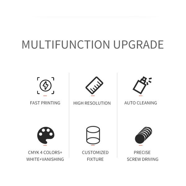 90s Cylindrical Inkjet Printer On Ceramic Glass Plastic Mug Bottle Barcode Metal