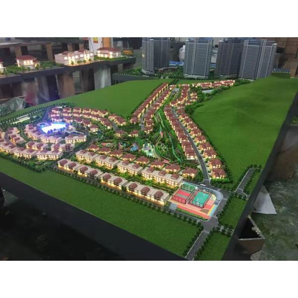 1/300 Scale Real Estate Development Model For Villas Size 2.6x2.0m
