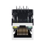 Hanrun HR911102A Compatible LINK-PP LPJ0025FBNL 10/100 Base-T Tab Down Green