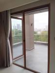 Gray Barrier Free Screen Door Automatic Sliding Door For Home And Office