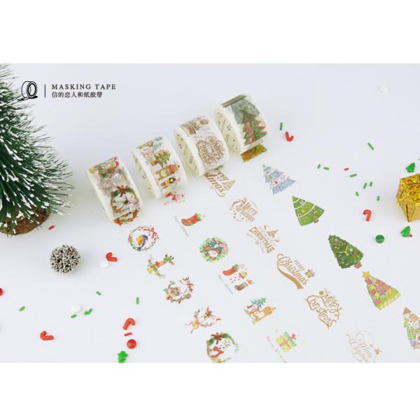 Acrylic Adhesive Japanese Washi Masking Tape For Scrapbooking / Phone DIY Decoration