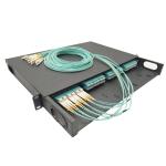 19'' Standard Structure Sliding Tray design black MPO/MTP Fiber Optic Cassette