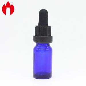 Wholesale 10ml Threaded Blue Essential Oil Glass Bottle With Dropper Cap from china suppliers