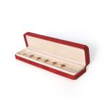 3D Printing Premium Red Jewelry Box Packaging for Big Necklace Bracelet Earrings