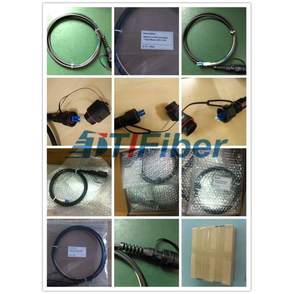 ODVA -LC Duplex IP67 Fiber Optic patch cord / fiber patch cable assemblies
