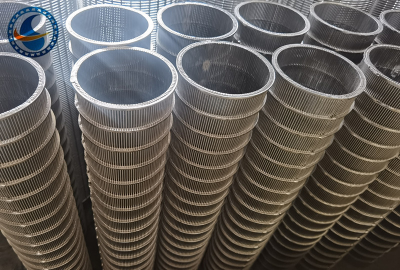 Id40mm Stainless Steel Profile Wet Dry Separator Od48mm Vee Wire Screen Filter