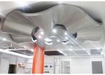 Free shape Commercial Aluminum Ceiling Tiles Solid Panel Honeycomb Core For