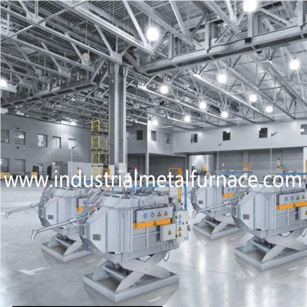 500KG-4100KG Capacity Aluminum Alloy Dosing And Holding Furnace For All Types Of