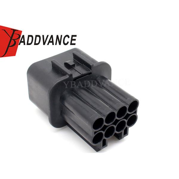 Kum 8 Pin Waterproof Connector Male Black Sealed , 2 Rows PB621-08020