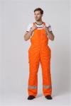 EN11416 Flame Retardant Workwear Winter Waterproof Bibs For Men