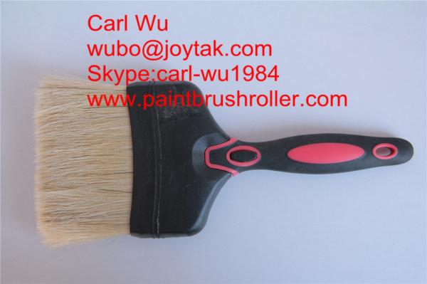 Natural pure bristle Chinese bristle synthetic mix paint brush wood handle