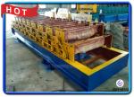 Auto PLC Control Hydraulic Roll Forming Machine , Steel Roof Sheet Roofing Sheet