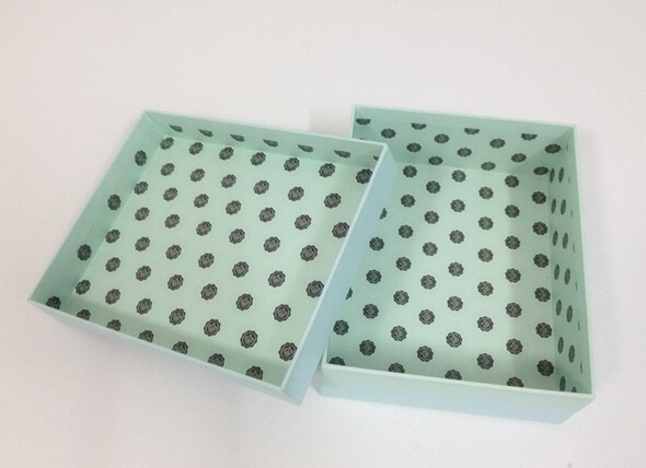 colorful printed paper gift box