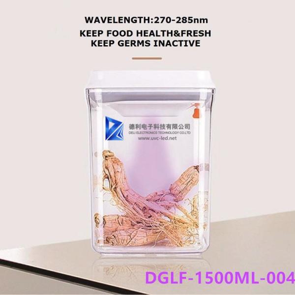 Food Sterilizer Ultraviolet Radiation Lamp UVC LED 270~285nm Transparent FDA /
