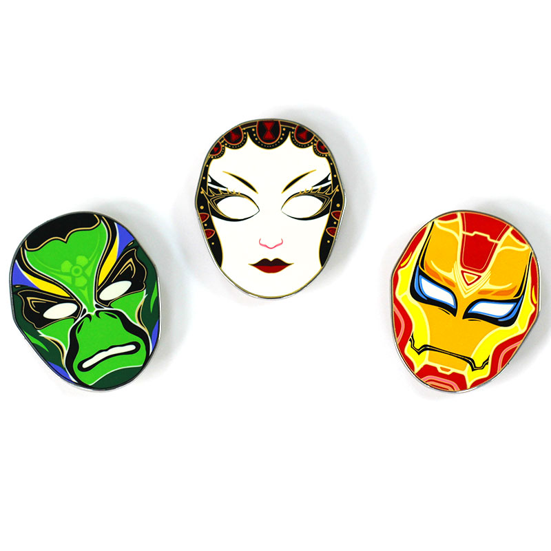 Custom Metal Enamel Pins Magnetic Name Badge Brooch Manufacturer Lapel Pin Magnet Logo Customizable Gifts