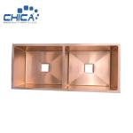 Luxury Stainless Steel Kitchen Sink Hot Sale Kitchen Sink Double Bowl Topmount