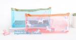 stand up pvc slider bag vinyl k bag, vinyl pvc A4 file bag with slider k, Non